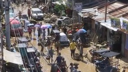 河水暴涨、房屋被淹 台风“环高”在菲律宾致死人数升至42人